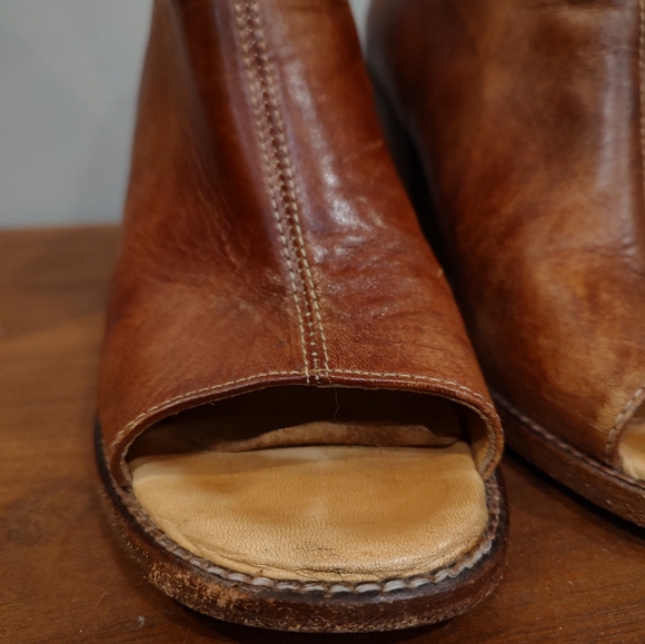 BedStu Onset Peeptoe Western Booties - Picture 4 of 12